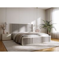 Ліжко з дуба Аделіна 1 дерев'яне ліжко з механізмом, різні кольори