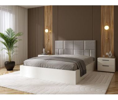 Ліжко з дуба Мілена 3 дерев'яне ліжко з механізмом, різні кольори