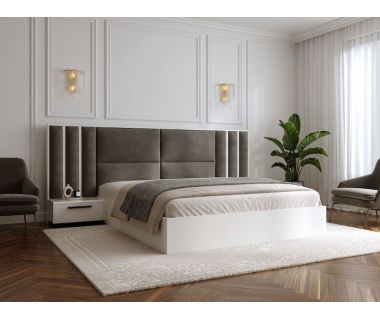 Ліжко з дуба Монарх 2 дерев'яне ліжко з механізмом, різні кольори