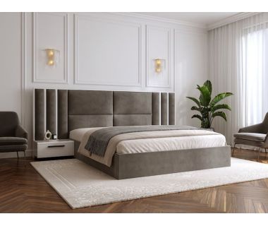 Ліжко з дуба Монарх 1 дерев'яне ліжко з механізмом, різні кольори