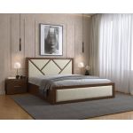 Ліжко з дуба Стиль 1 дерев'яне ліжко з механізмом, різні кольори