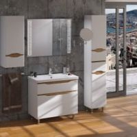 Тумба "ЛИГА" 60 мессина с умывальником "Канте"