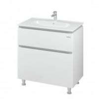 Тумба "АМАТА" 81 біла з умивальником "Клеа"