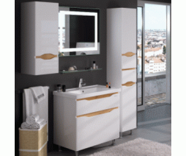 Тумба "ЛИГА" 80 мессина с умывальником "Канте"