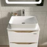 Тумба "ЛІГА AIR" 60 месіна з ТОП панеллю та вмив. "RAPID 50x35"