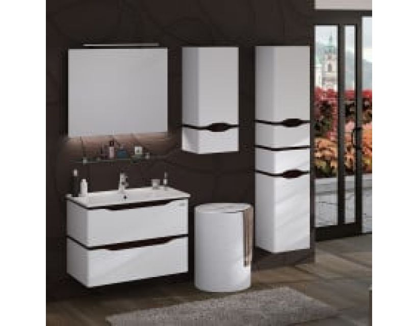 Тумба "АЛЕССА AIR" 70 венге з умивальником "Qtap"