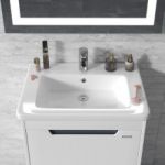 Тумба "ГРЕТА" 60 біла з умивальником "Space Line"