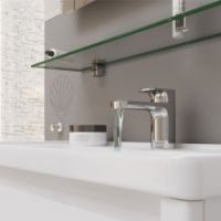 Полиця скляна надпрозора 600*120*6мм