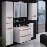 Тумба "ЛІГА AIR" 80 месіна з умивальником "Канте"