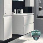 Тумба "ФОРЕВА AIR" 101 белая с умывальником "Клеа"