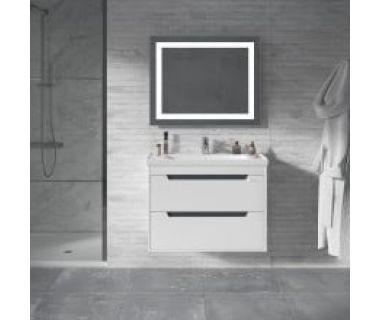 Тумба "ГРЕТА AIR" 80 белая с умывальником "New Line"