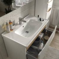 Тумба "ЛІГА AIR" 80 месіна з умивальником "Idea"