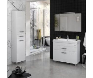 Пенал "СИЕРРА" 40 белый, левый