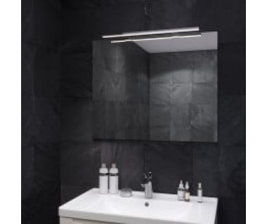 Зеркало с подсветкой СИМПЛИ "Минима" 80*65 со светильником LED "СМАРТ" PL 60 см