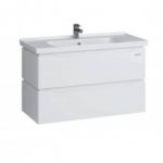 Тумба "АЛЕССА AIR" 100 біла з умивальником "Idea"