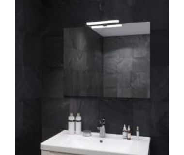 Зеркало с подсветкой СИМПЛИ "Минима" 80*65 со светильником LED "СМАРТ" AC 30 см