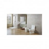 Унітаз у комплекті зі зливним бачком та кришкою (COMPACT EMMASQUARE WHITE)