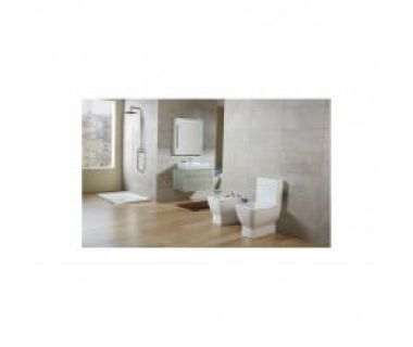 Унитаз в комплекте со сливным бачком и крышкой (COMPACT EMMASQUARE WHITE)
