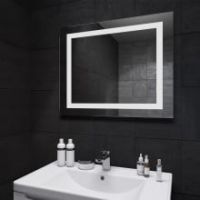 Зеркало с подсветкой ЛАВА "Квадра" 90*65