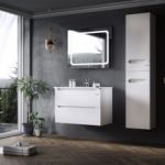 Тумба "ЕРА AIR" 70 біла з умивальником "Qtap"