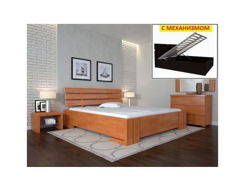Ліжко з механізмом АрборДрев Доміно в інтернет магазині "Меблі Даром"