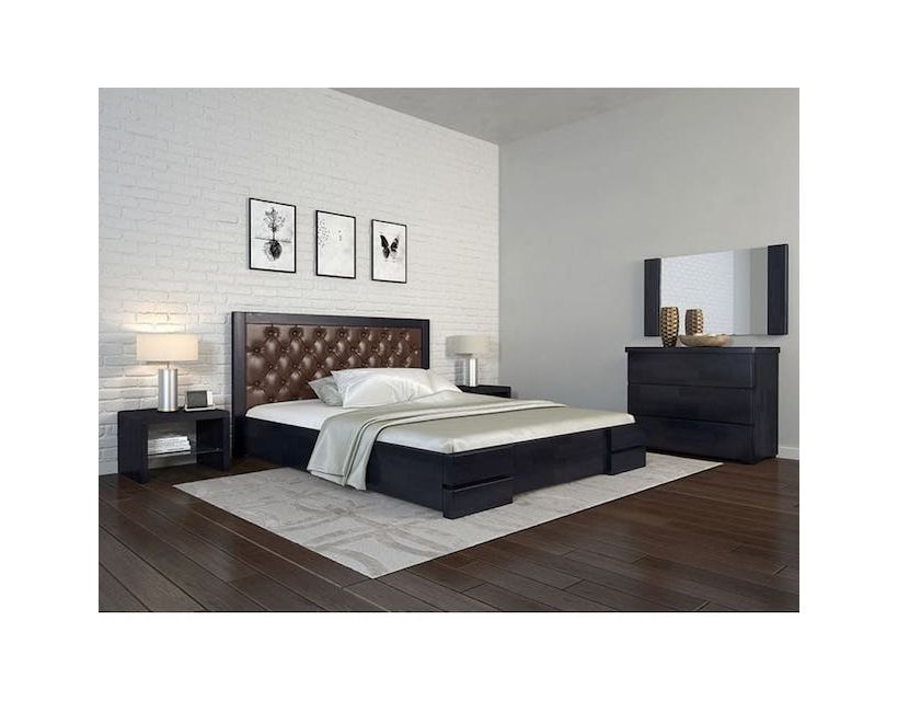 Кровать АрборДрев Регина Люкс ромбы в интернет-магазине "Мебли Даром"