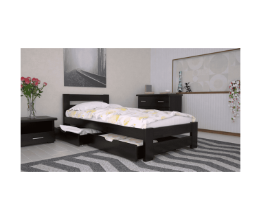 Ліжко АрборДрев Симфонія з ящиками