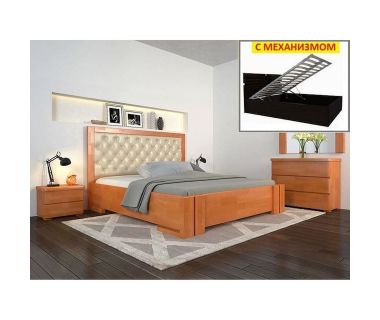 Ліжко з механізмом АрборДрев Амбер ромби