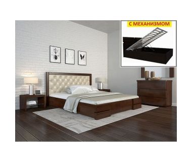 Ліжко з механізмом АрборДрев Регіна Люкс ромби
