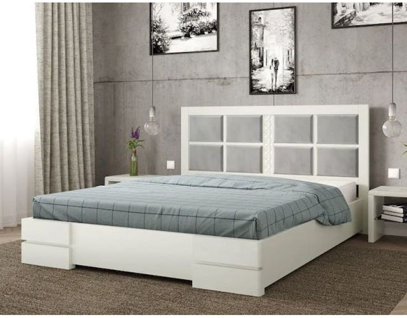 Кардинал 2 Арбор Древ двуспальная деревянная кровать с механизмом в интернет-магазине "Мебли Даром"