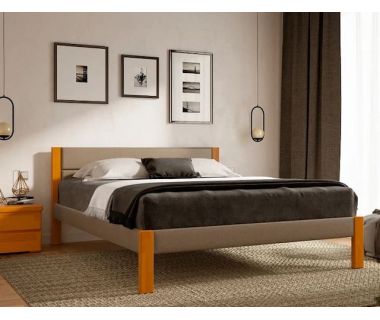 Кровать Лофт Ткань Арбор Древ из дерева