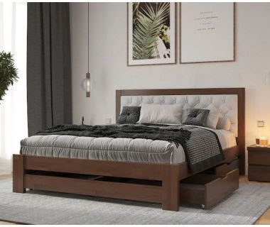 Симфония Люкс Арбор Древ двуспальная деревянная кровать