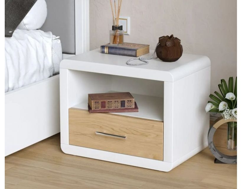 Тумба для ліжка Глорія 1Ш Арбор Древ з буку, кольори на вибір в інтернет магазині "Меблі Даром"