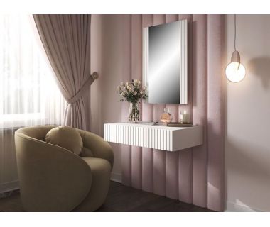 Туалетный столик + зеркало Verona Artos Design белый Польша Туалетный столик + зеркало Verona Artos Design белый Польша
