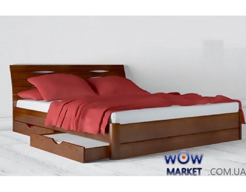 Ліжко двоспальне Олімп Маріта LUX з ящиками 180х200 (190) см