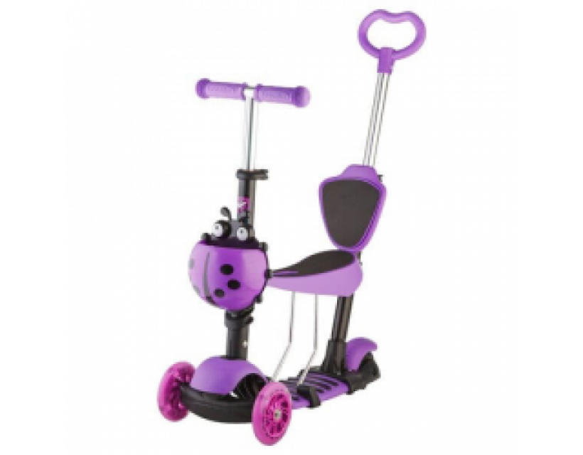 Самокат 5в1 iTrike Maxi JR 3-026-B (violet) в інтернет магазині меблів "Меблі Даром"