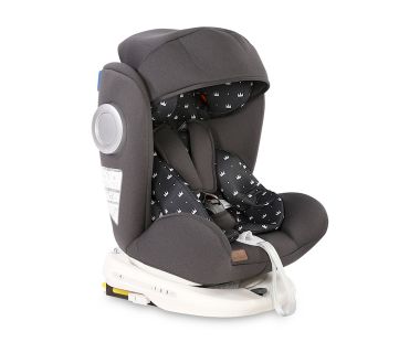 Автокрісло дитяче Lorelli LUSSO SPS ISOFIX (0-36кг) (black crowns) Автокрісло дитяче Lorelli LUSSO SPS ISOFIX (0-36кг) (black crowns)