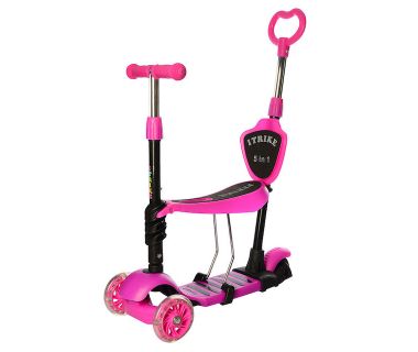 Самокат 5в1 iTrike Maxi JR 3-026-P (pink) Самокат 5в1 iTrike Maxi JR 3-026-P (pink)