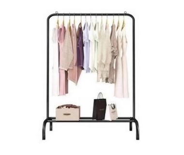 Вешалка-стойкая напольная для одежды 110*45*150см TL00401 black