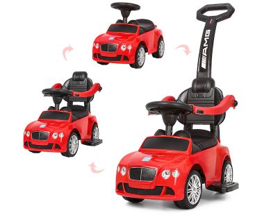 Машинка-каталка детская с толкателем Bambi M 3901L-3