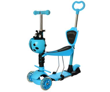 Самокат 5в1 iTrike Maxi JR 3-026-B (blue) Самокат 5в1 iTrike Maxi JR 3-026-B (blue)