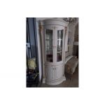 Витрина Carpenter 208 белый угловая.