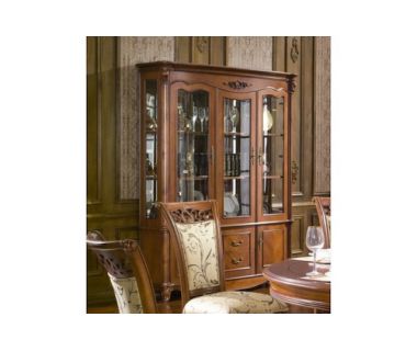 Витрина Carpenter 230 орех 3-дверная