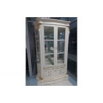 Витрина Carpenter 208 белый 2-дверная