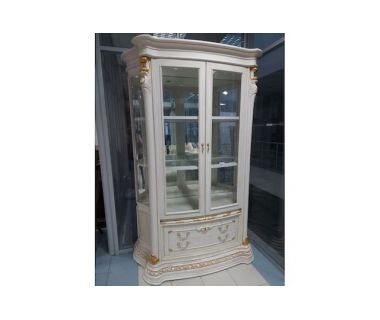 Витрина Carpenter 208 белый 2-дверная