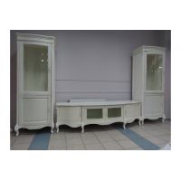 Стенка ТВ Cherry белый (тумба 215 см)