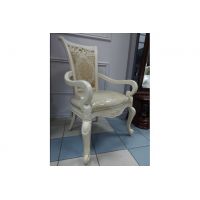 Стілець Carpenter 230 білий з підлокітниками SF793-2