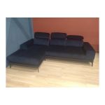 Диван Nobonobo Salve кутовий лівий L тканина темно-синя