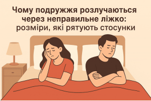 Кровать для семьи: чому подружжя розлучаються через розміри ліжка Кровать для семьи: чому подружжя розлучаються через розміри ліжка