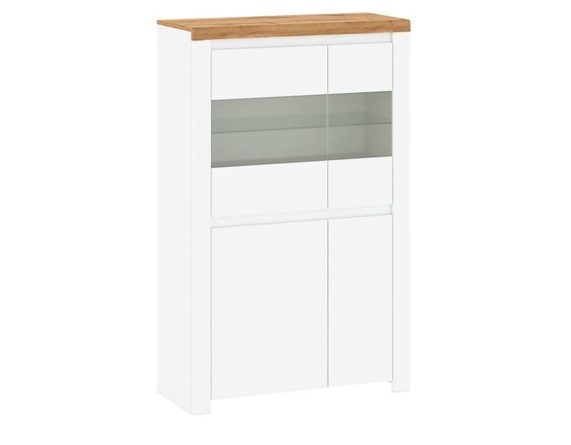 Вітрина низька 2Д2В Vigo C Blonski (Блонскі) в інтернет магазині "Меблі Даром"